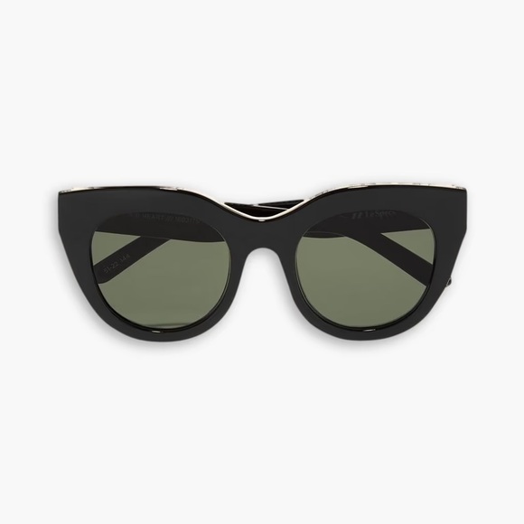 LE SPECS Air Heart cat-eye acetate and gold-tone sunglasses main image 6